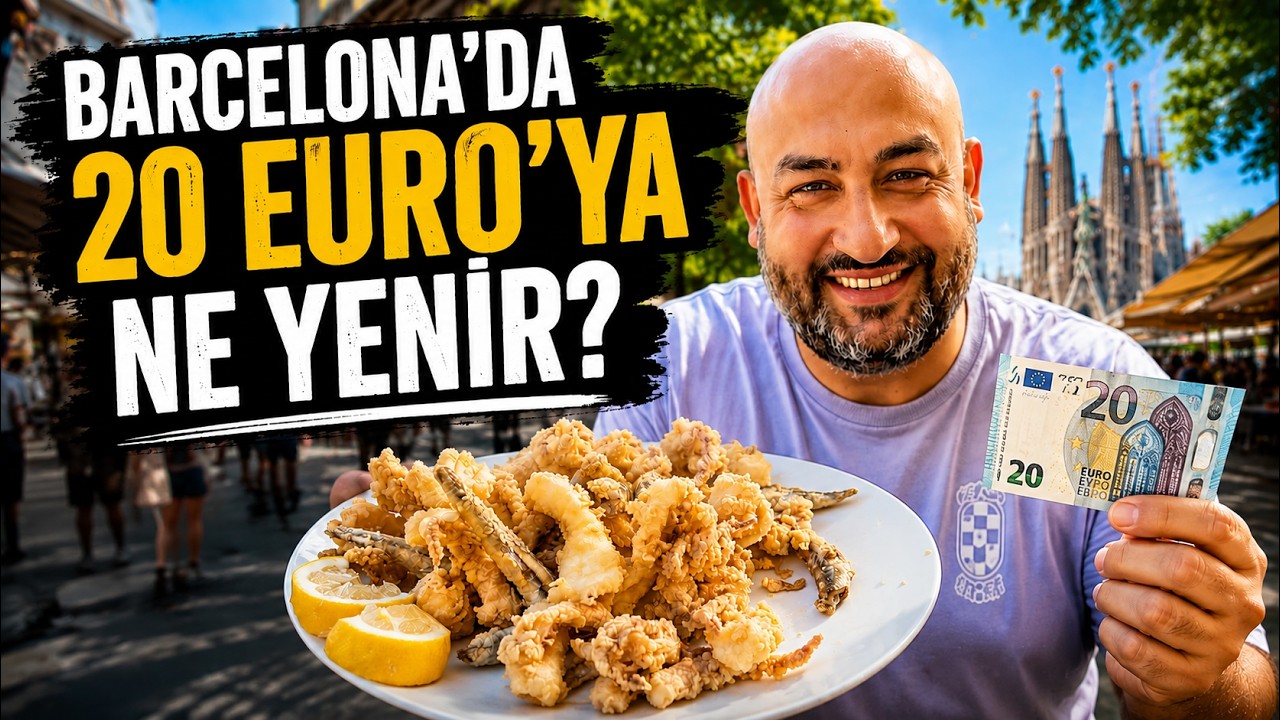 ¿QUÉ SE COME CON 20 EUROS EN BARCELONA? | Comida callejera en Barcelona 🇪🇸