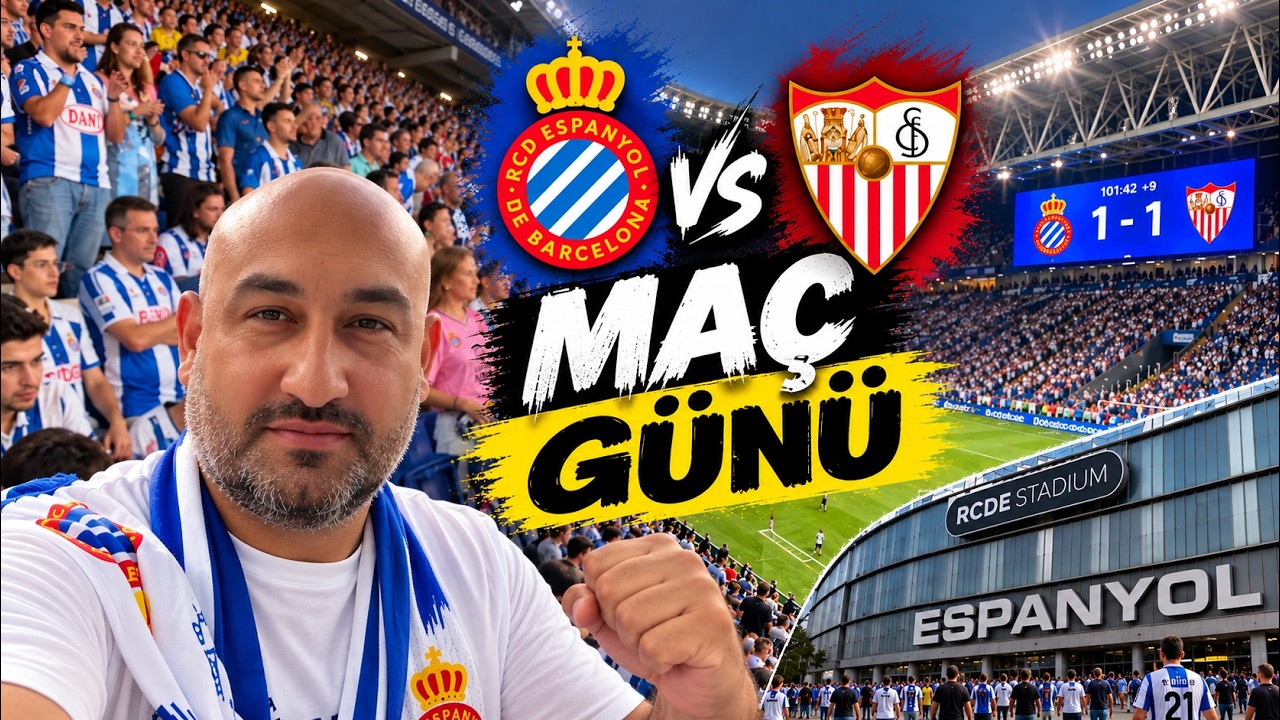 ¡Fui a un partido de LaLiga en Barcelona! Espanyol vs Sevilla