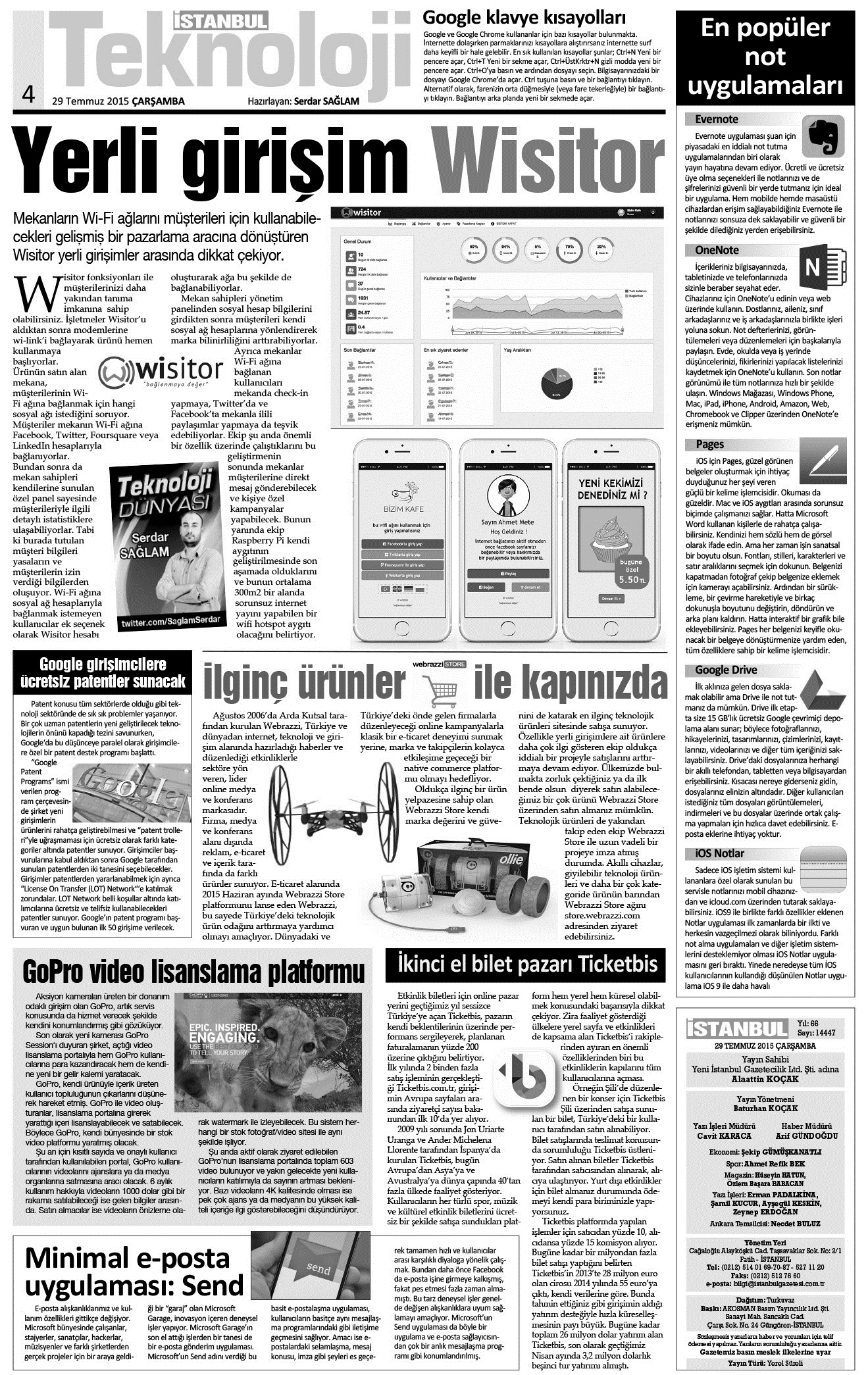 İstanbul Gazetesi - 29 Temmuz 2015