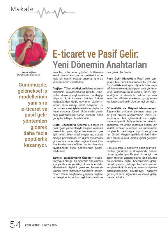 KobiAktüel - Mayıs 2024