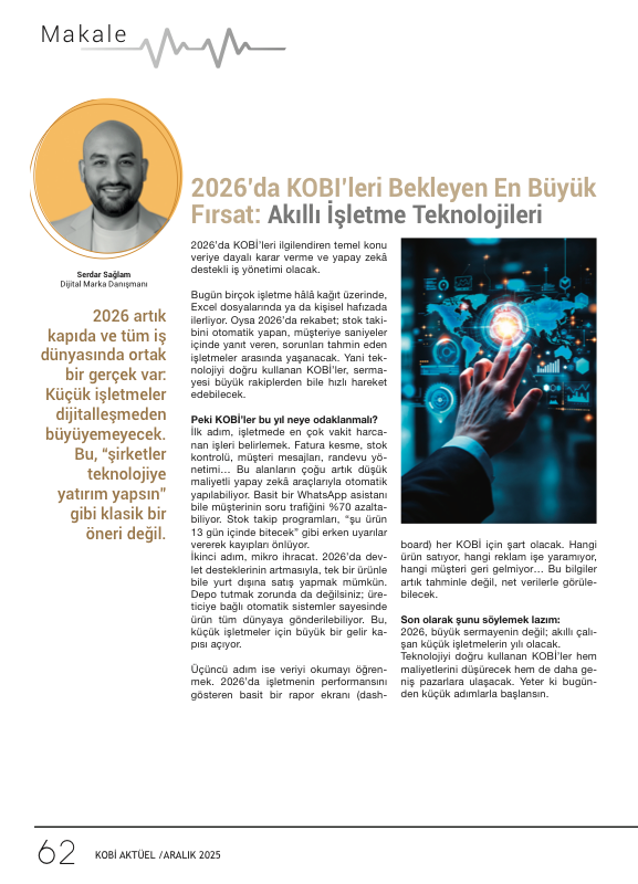 KobiAktüel - Aralık 2025