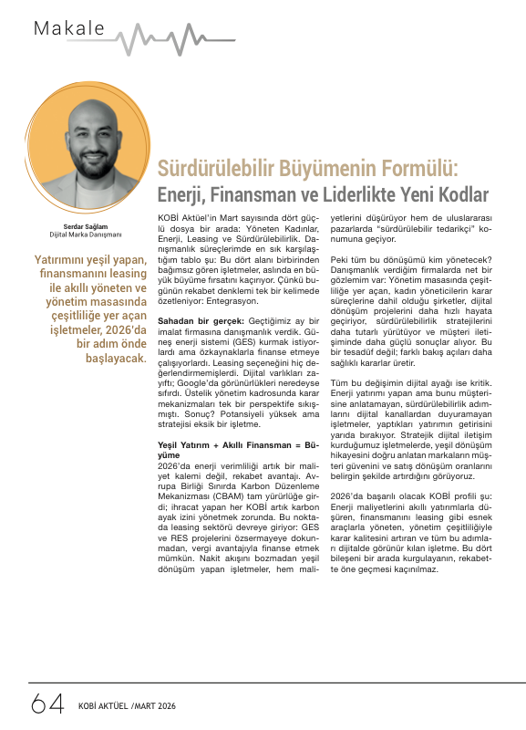 KobiAktüel - Mart 2026